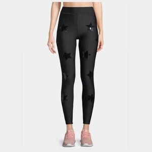 ULTRACOR Lux Knockout Star-Print Ankle Leggings Size Small